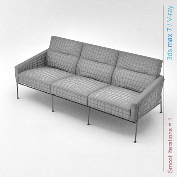 3ds design series 3 - series 3300 3 seater sofa by lajhar